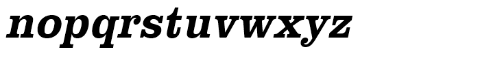Clarendon Medium Narrow Oblique Font LOWERCASE