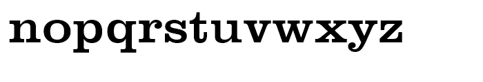 Clarendon Regular Extra Wide Font LOWERCASE