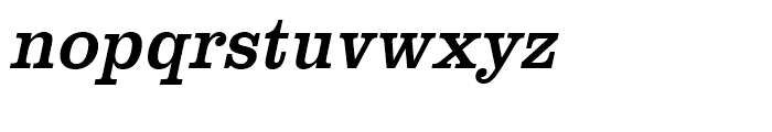 Clarendon Regular Narrow Oblique Font LOWERCASE