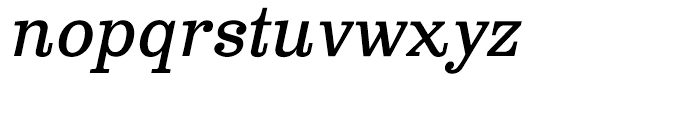 Clarendon Text Italic TF Font LOWERCASE