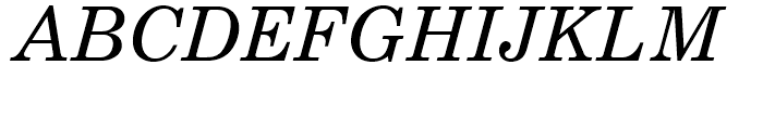 Clarion Italic Font UPPERCASE