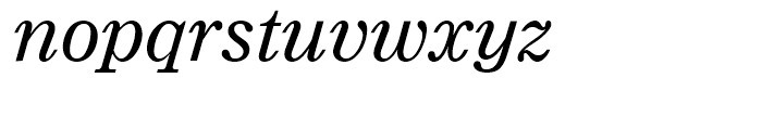 Clarion Italic Font LOWERCASE