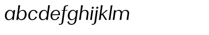 Clasica Sans Book Italic Font LOWERCASE