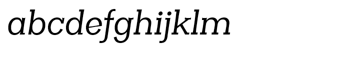 Clasica Slab Italic Font LOWERCASE