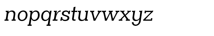 Clasica Slab Italic Font LOWERCASE