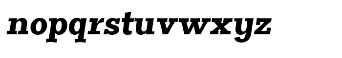 Clasica Slab UltraBlack Italic Font LOWERCASE