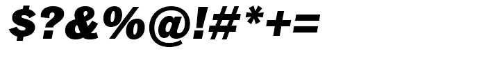 Classic Grotesque Extra Bold Italic Font OTHER CHARS