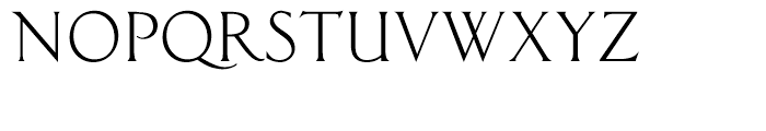 Classic Roman Regular Font UPPERCASE