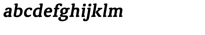 Classic Round Bold Italic Font LOWERCASE