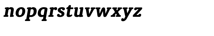 Classic Round Heavy Italic Font LOWERCASE