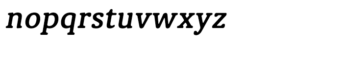 Classic XtraRound Demi Italic Font LOWERCASE