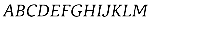 Classic XtraRound Light Italic Font UPPERCASE
