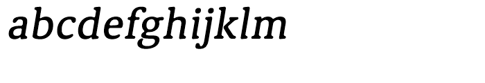 Classic XtraRound Medium Italic Font LOWERCASE