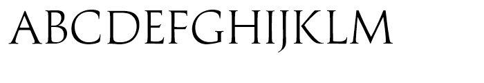 Classica Gallic Light Font UPPERCASE