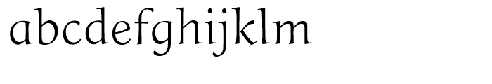 Classica Gallic Light Font LOWERCASE