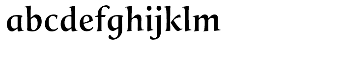 Classica Gallic Medium Font LOWERCASE