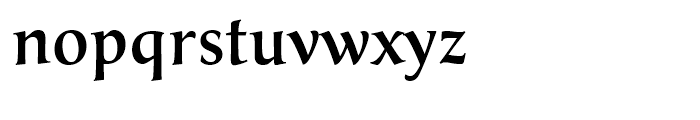 Classica Gallic Medium Font LOWERCASE