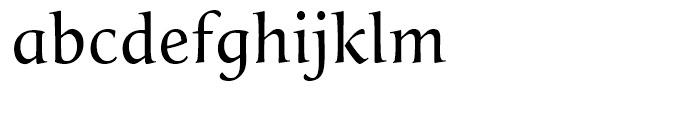 Classica Gallic Regular Font LOWERCASE