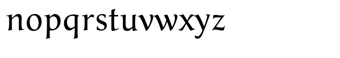 Classica Gallic Regular Font LOWERCASE