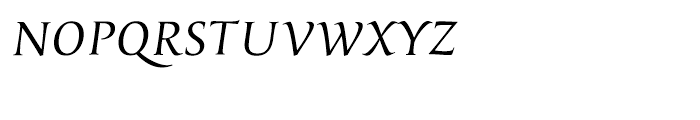 Classica Light Italic Expert Font LOWERCASE