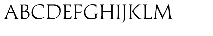 Classica Light Font UPPERCASE