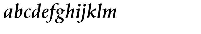 Classica Medium Italic Font LOWERCASE