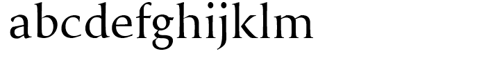Classica Regular Font LOWERCASE