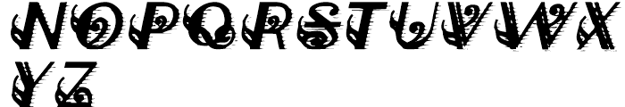 Classical Engraved Font UPPERCASE