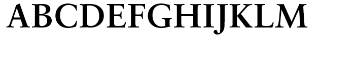 Classical Garamond Bold Font UPPERCASE