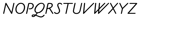 Claude Sans Italic Font UPPERCASE