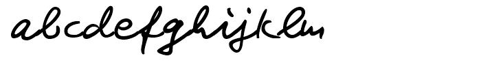 Clay Handwriting Pro Regular Font LOWERCASE