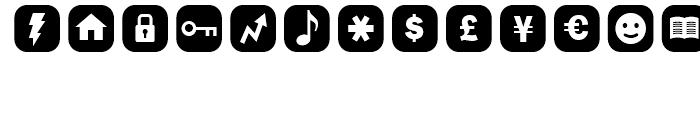 Click Bits Icon Pods Font UPPERCASE