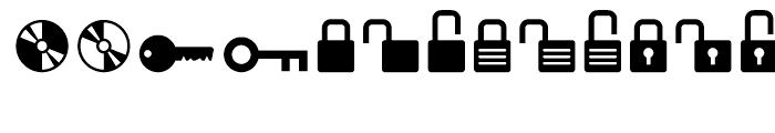 Click Bits Icons 2 Font LOWERCASE