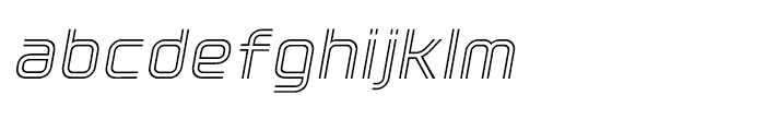 Click Regular Italic Font LOWERCASE