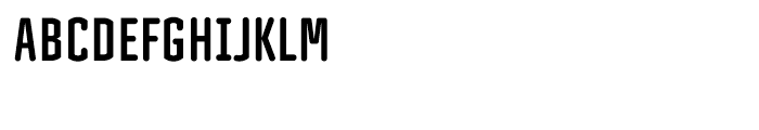 Clicker Compressed Semi Bold SC Font LOWERCASE