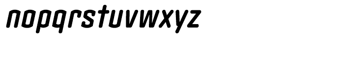 Clicker Condensed Bold Italic Font LOWERCASE