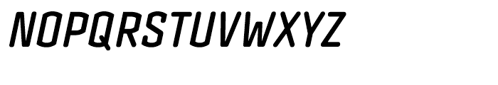 Clicker Condensed Semibold Italic Font UPPERCASE