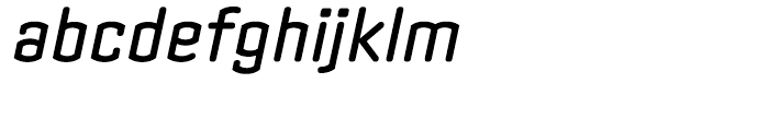 Clicker Medium Italic Font LOWERCASE