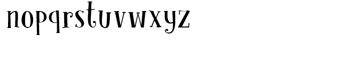 Clochard Regular Font LOWERCASE