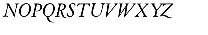 Clois Old Style B EF Italic Font UPPERCASE