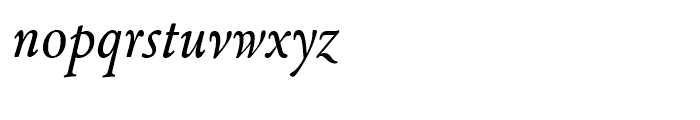 Clois Old Style B EF Italic Font LOWERCASE