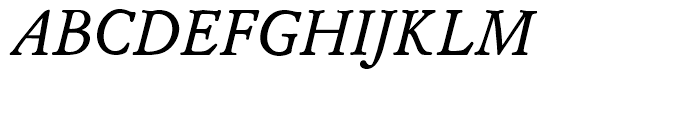 Cloister Regular Italic Font UPPERCASE