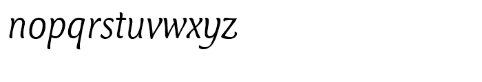 Club Type Light Italic Font LOWERCASE
