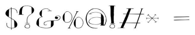 Clair De Lune Expanded Font OTHER CHARS