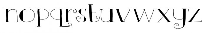 Clair De Lune Expanded Font LOWERCASE