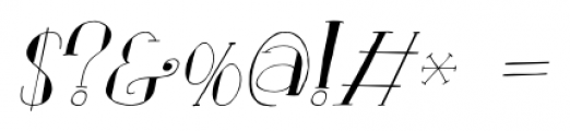 Clair De Lune Italic Font OTHER CHARS