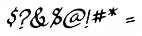 Clairvoyant BB Italic Font OTHER CHARS