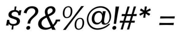 Clasica Slab Medium Italic Font OTHER CHARS
