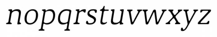 Classic XtraRound Thin Italic Font LOWERCASE