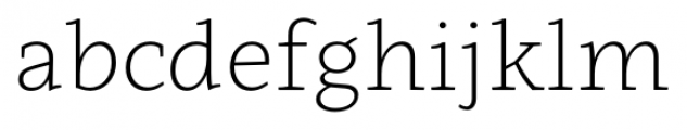 Clavo ExtraLight Font LOWERCASE